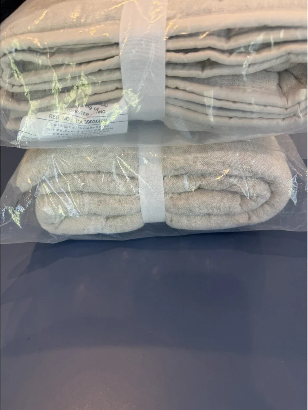 New Set Of 2 PotteryBarn Cloud Linen King Shams Flax New Sealed